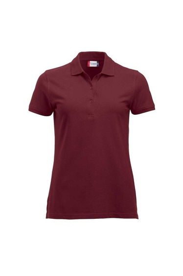 Clique Womens/Ladies Marion Polo Shirt - Burgundy