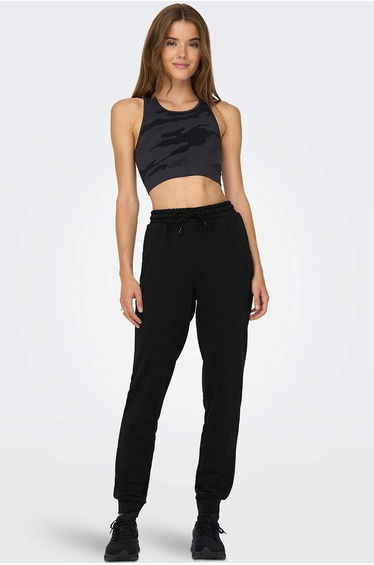 Melina Slim Cuff Joggers in Cotton Mix