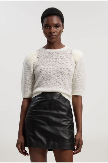 Leather Mini Skirt