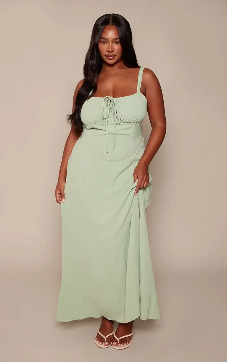 sage green plus size dress Pinup Fashion Women's Bridesmaid Wedding Guest Long short angel sleeves Luxe: Ultimate Embellishment Women's Luxe