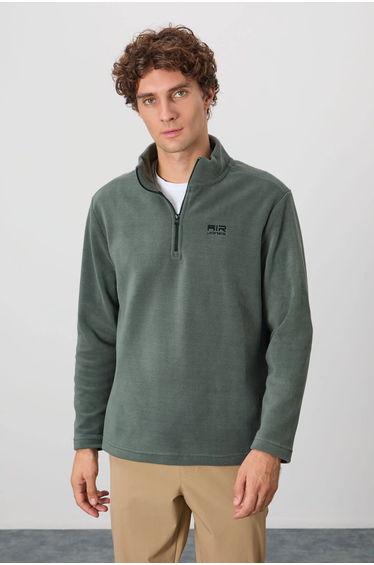 TOMMY Men's Plush Half-Zip Sweatshirt