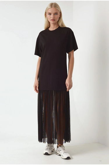 Midi Dress with Tulle Skirt Pika Collection