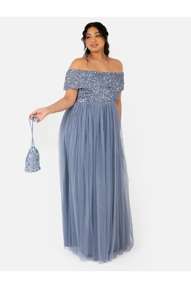 حقيبة برباط شد مزينة بأحجار