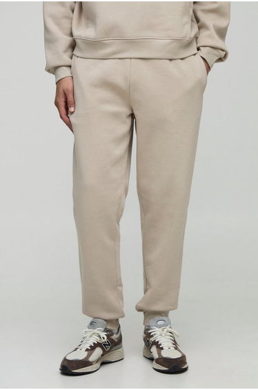 Basic Regular Fit Jogger - stone