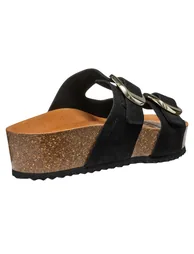 Geox Womens/Ladies D Brionia H Leather Sandals - Black - 1