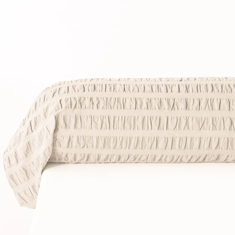 Seersucker 100% Cotton 144 Thread Count Bolster Pillowcase