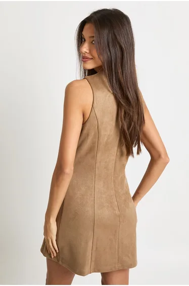 فستان بوهو بيج قصير بقصة مستقيمة