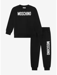 Kids Logo Tracksuit in Black