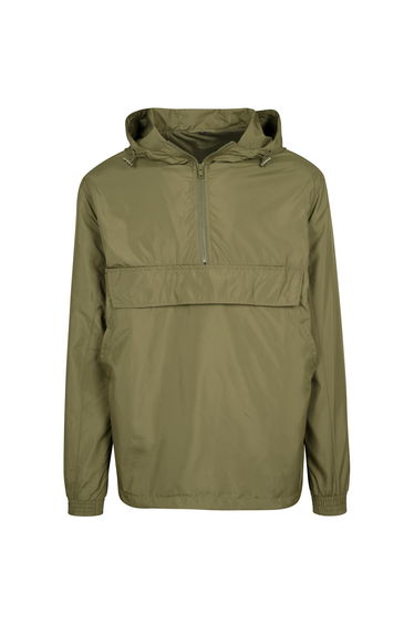 Adults Basic Pullover Jacket - Olive