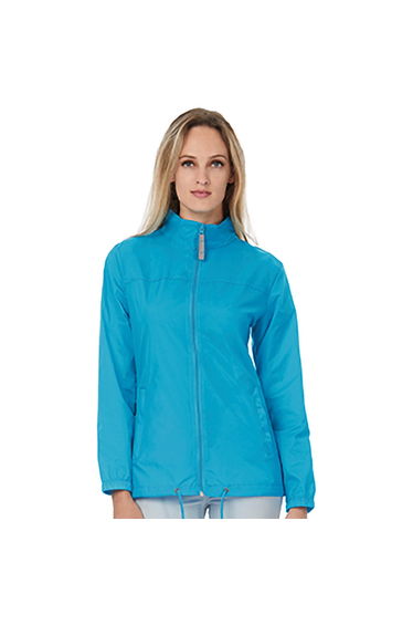B&C Womens/Ladies Sirocco Lightweight Windproof, Showerproof & Water Repellent Jacket - Atoll