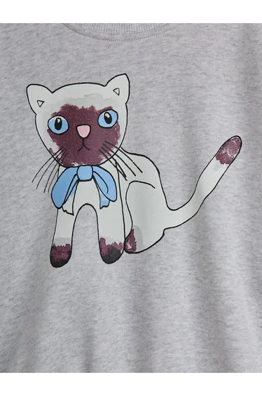 Mini Rodini Baby Siamese Sweatshirt in Grey