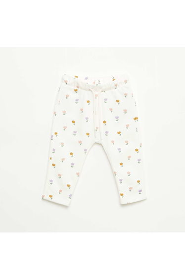 Lightweight French Terry Joggers WHITE