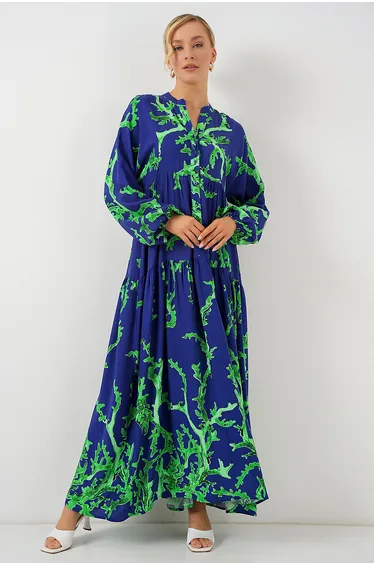 Authentic Patterned Hijab Dress