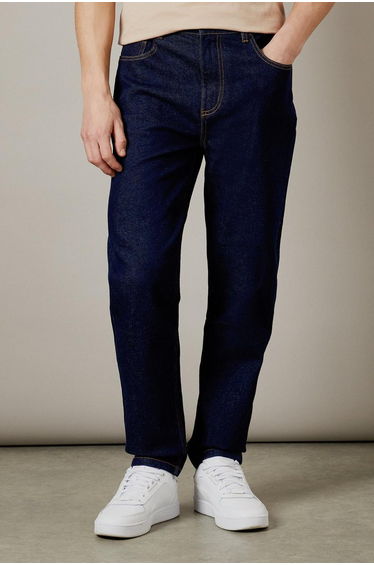 Rinse Wash Stretch Tapered Fit Jeans