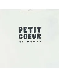 Printed long-sleeved T-shirt WHITE - 1