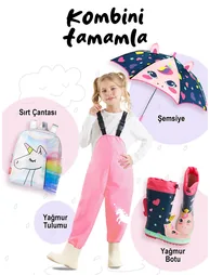 Unicorn Hologram Girls School Backpack - 3