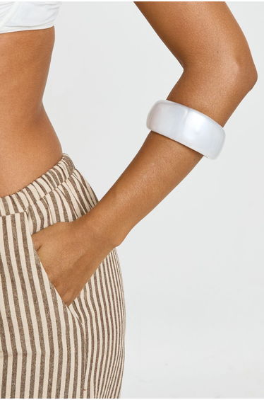 Pearlised Bangle - pearl