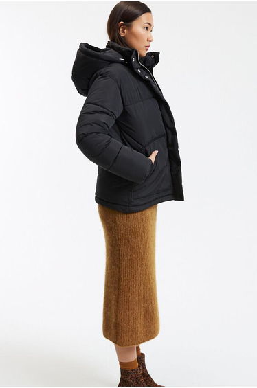 Short Hooded Padded Jacket