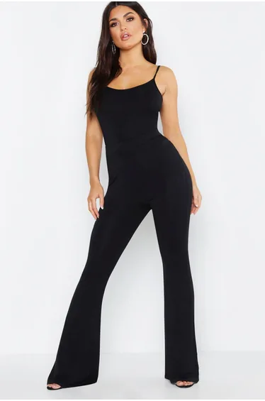 Fit + Flare Trouser - black