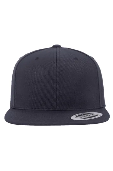 Yupoong Mens The Classic Premium Snapback Cap (Pack of 2) - Dark Navy/Dark Navy