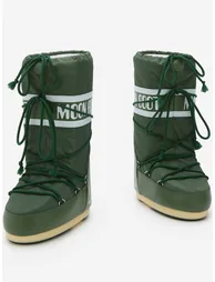 Moon Boot Kids Icon Boots in Green - 1