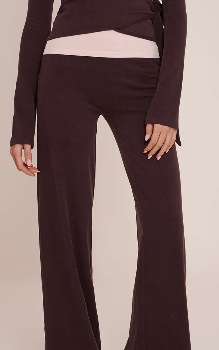 PLT Mocha Soft Cotton Yoga Flares - 3