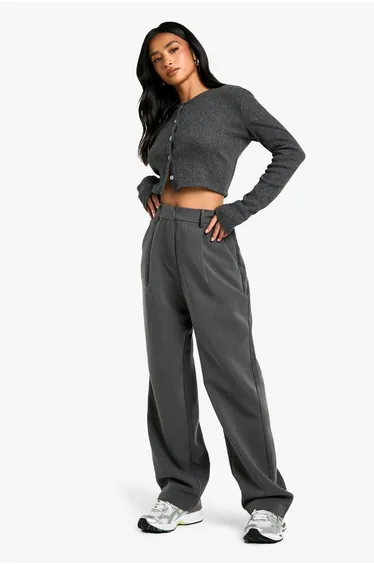 Petite Straight Leg Tailored Trousers