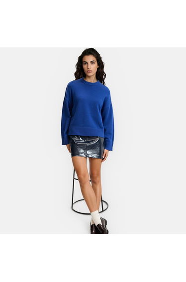 Faux Leather Mini Skirt