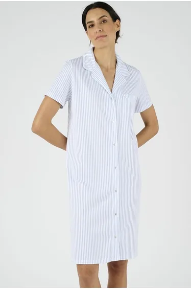 Cotton Short Sleeve Nightshirt