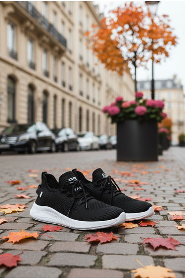 Black-White Unisex Sneaker