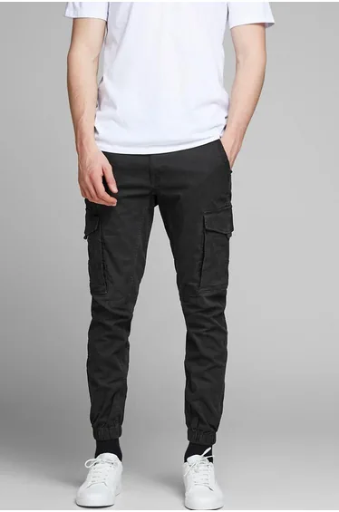 Paul Flake Cargo Trousers in Slim Fit in Cotton