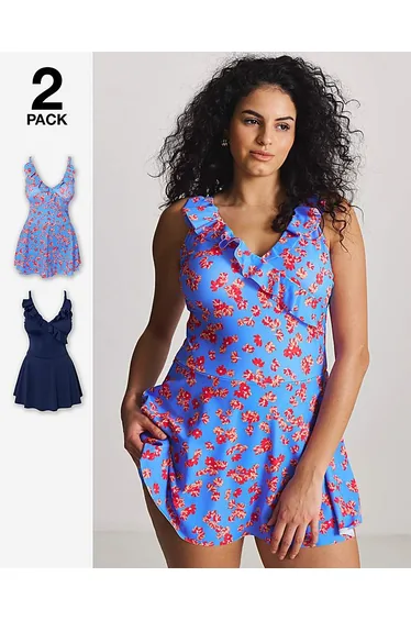 بدلة سباحة سيمبلي بي متعدد الألوان