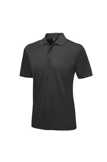 AWDis Just Cool Mens Smooth Short Sleeve Polo Shirt - Charcoal