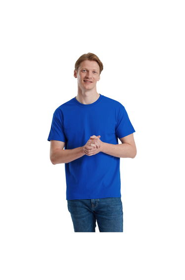 Fruit of the Loom Unisex Adult Pure Cotton T-Shirt - Royal Blue