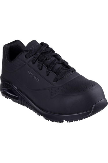 Skechers Mens Uno SR- Doltin Safety Trainers - Black