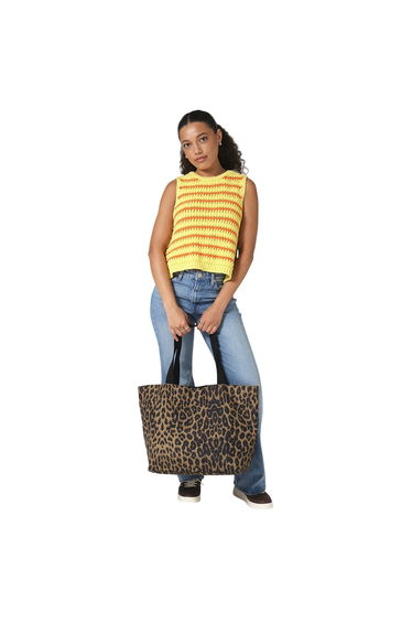 Bagbase Leopard Print Tote Bag - Leopard