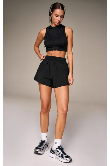 Black Ultimate Runner Built In Short