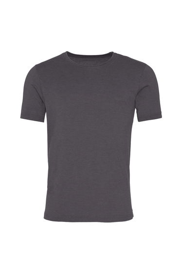 AWDis Mens Washed T Shirt - Washed Charcoal