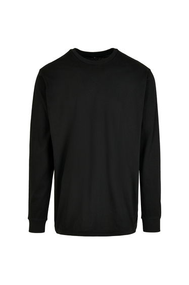 Mens Organic Ribbed Cuff Sweatshirt - Black