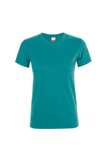 SOLS Womens/Ladies Regent Short Sleeve T-Shirt - Duck Blue