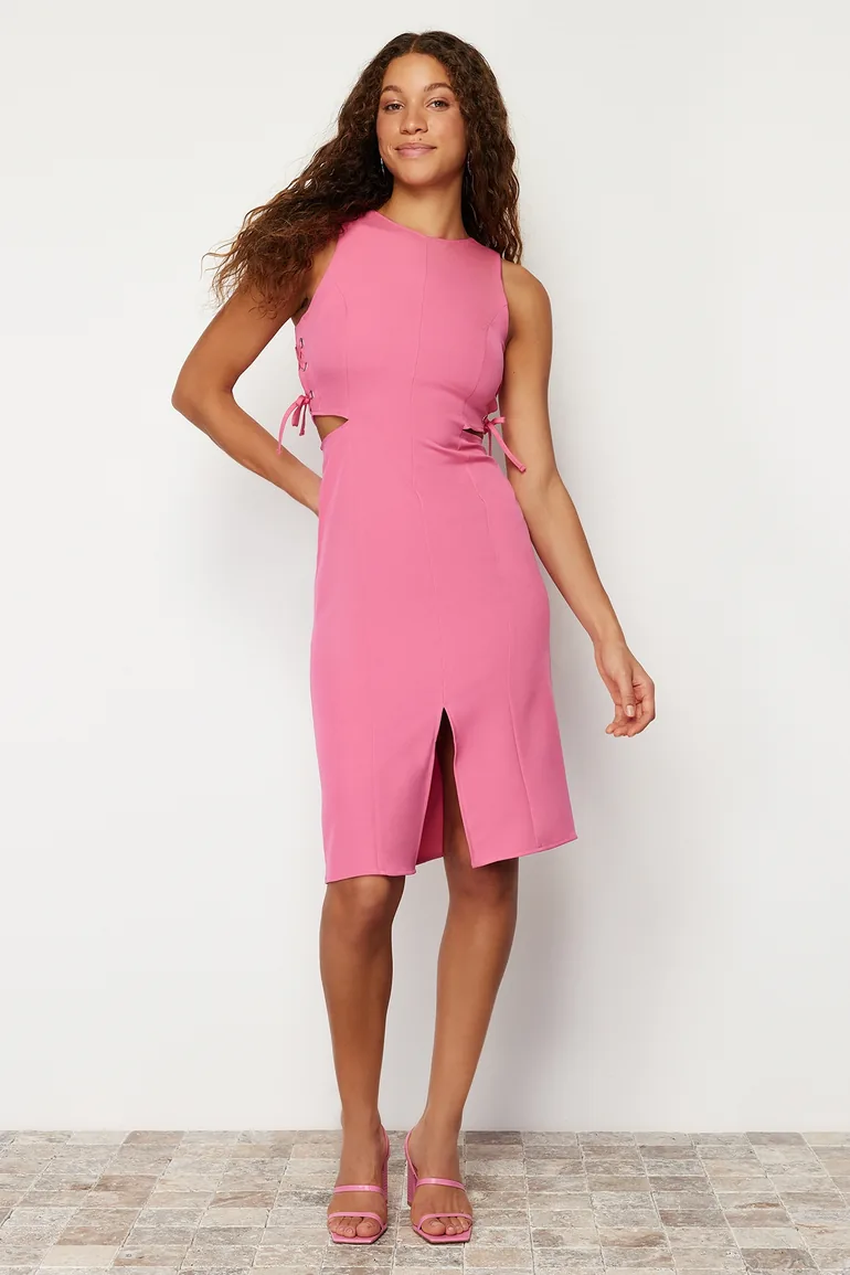Fuchsia Sleeveless Dress