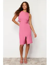 Fuchsia Sleeveless Dress