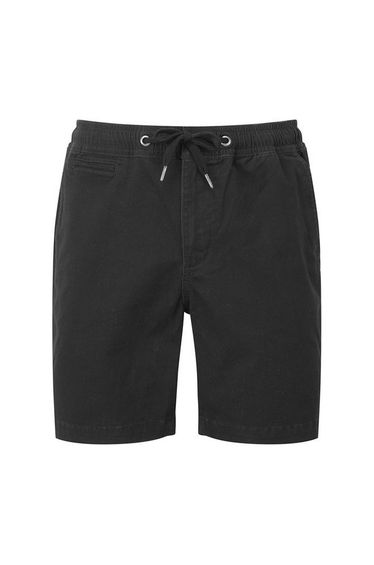 Wombat Mens Chino Drawstring Shorts - Black