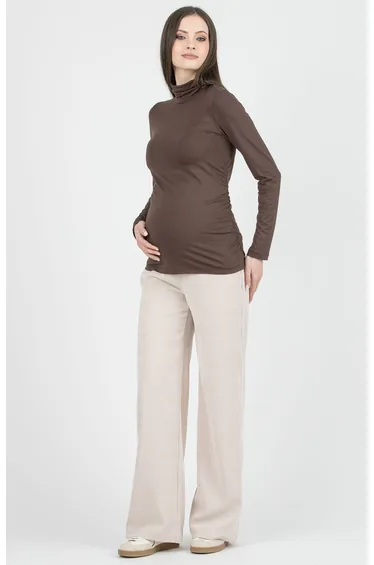 Lara Maternity Turtleneck Top