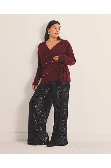 Diamante Ballet Wrap Cardigan