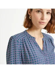 Geometric Print Shift Dress - 2