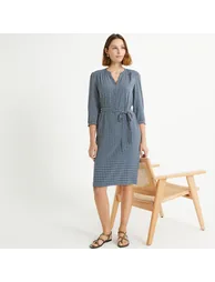 Geometric Print Shift Dress - 1