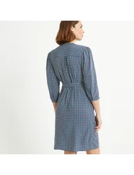 Geometric Print Shift Dress - 3
