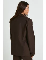 بليزر بأزرار مزدوجة - بني - 2