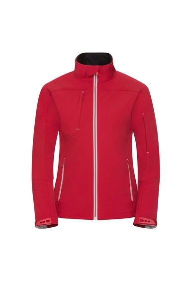 Russell Womens/Ladies Bionic Soft Shell Jacket - Classic Red